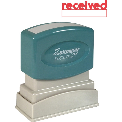 Xstamper RECEIVED Window Title Stamp