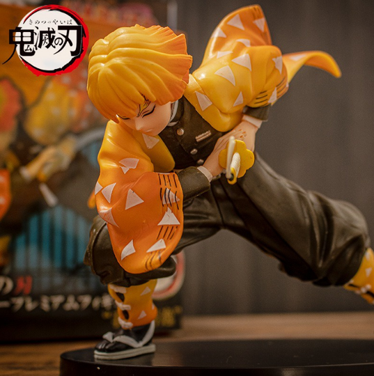 Demon Slayer Zenitsu Agatsuma Thunder Breathing First Form Figure Toys EXPRESS