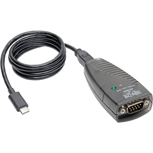 Tripp Lite Keyspan High Speed USB C to Serial Adapter DB9 3ft USB Cable TAA
