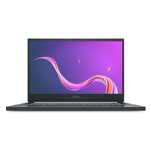 MSI - Creator 15.6 " Notebook - i7-10750H 16GB NVIDIA GeForce GTX 1660 Ti Super 512GB SSD - Space Gray with Silver Diamond Cut