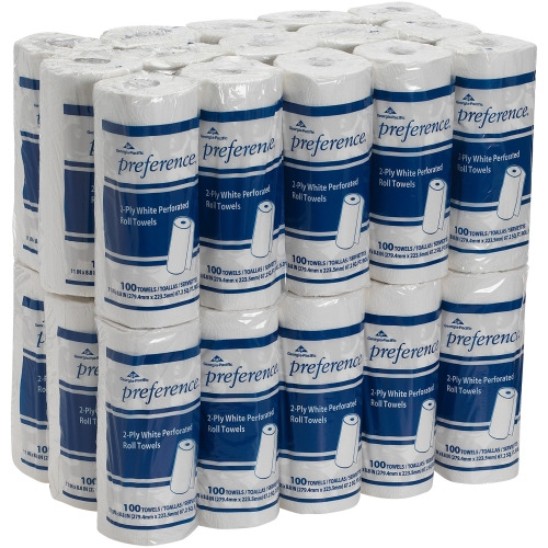 Georgia-Pacific Preference 100 Sheet Perforated Roll Towels