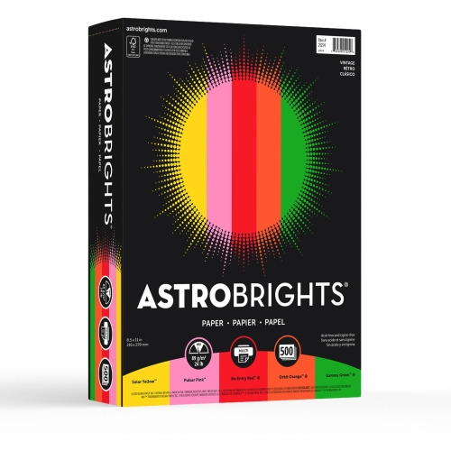 Astrobrights Color Paper - "Vintage" 5-Color Assortment