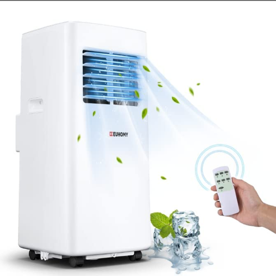 8000 BTU Portable Air Conditioner Dehumidifier, Portable Ac Unit with Remote Con