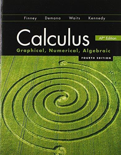 Calculus: Graphical, Numerical, Algebraic [Hardcover] Ross L. Finney; Franklin D