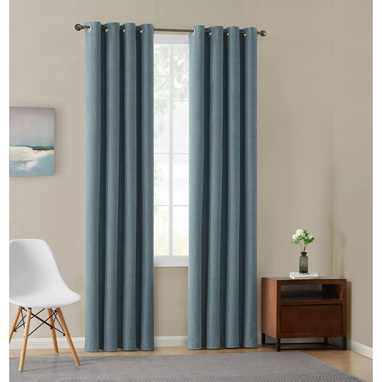 Total Blackout Window Panel Pairs-Denim 52x108