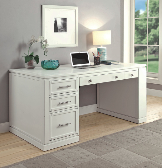Catrina White 60" Writing Desk