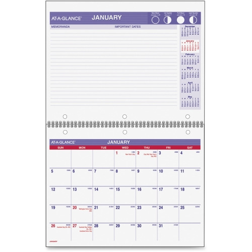 At-A-Glance Monthly Wall Calendar