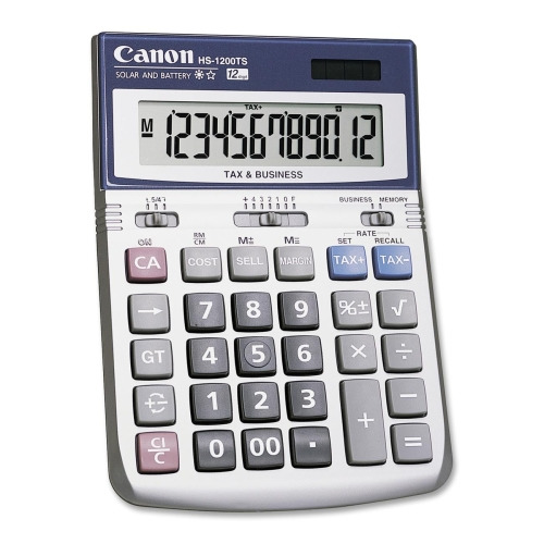 Canon HS-1200TS 12-Digit Angled Display Calculator