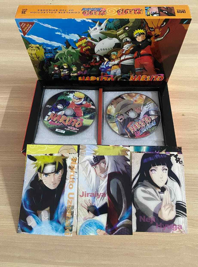 ENGLISH DUB Naruto Shippuden Complete Animation Vol 1 - 720 End DHL + Free DVD