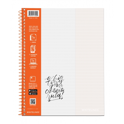 WHITELINES WIREBOUND LINED 11