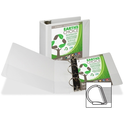 Samsill Earth's Choice Durable 4" Biobased, Eco-friendly View Binder