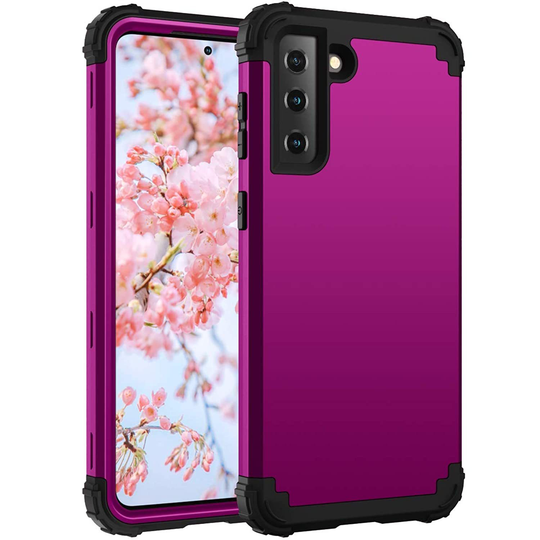 Samsung S21 5G Case, Samsung Galaxy S21 5G Case 3 Layer Hybrid Hard Pc Soft