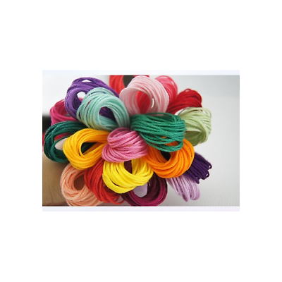 Lot of 2 Allary 100% Mercerized Cotton Craft Thread/Floss, Assorted Color