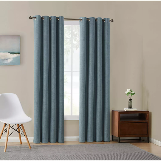 Total Blackout Window Panel Pairs-Denim 52x95