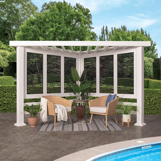 Backyard Discovery Richmond Traditional Steel Cabana Pergola DIY