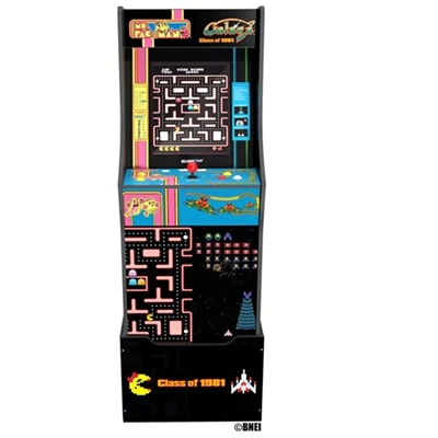 Arcade1Up Ms. PAC-MAN / GALAGA Class of '81 Arcade Machine