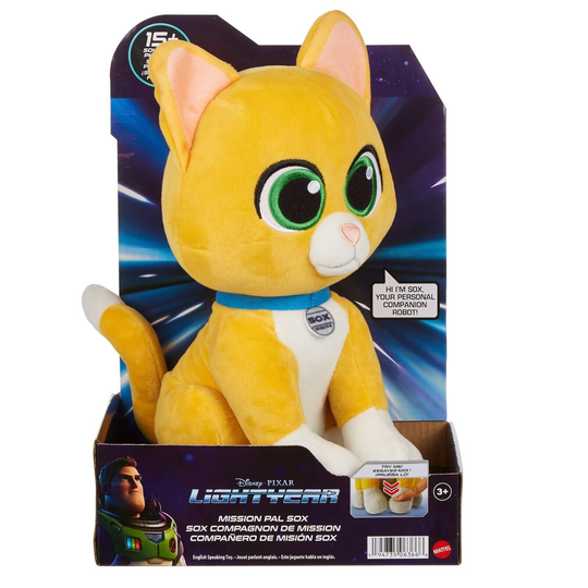 Disney Pixar Lightyear Robot Companion Sox Feature Plush NEW