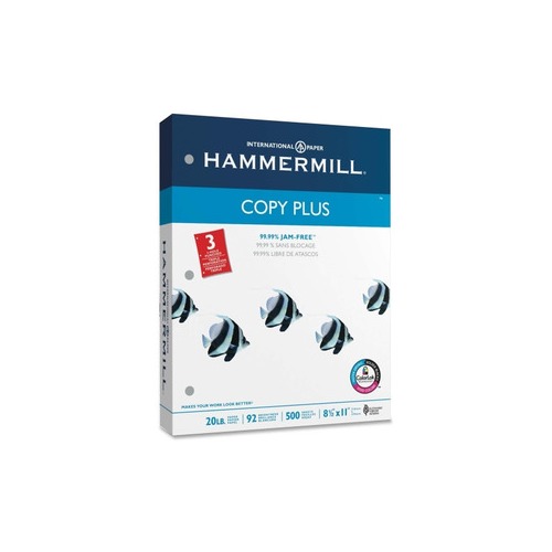 Hammermill Copy Plus 8.5x11 3-Hole Punched Inkjet Copy & Multipurpose Paper