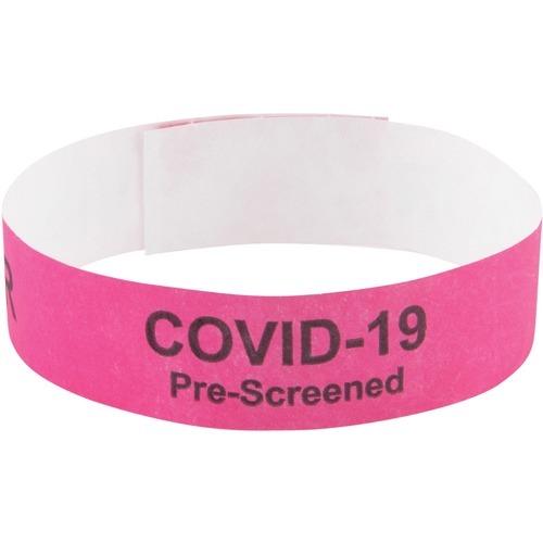 Advantus COVID Prescreened Visitor Wristbands