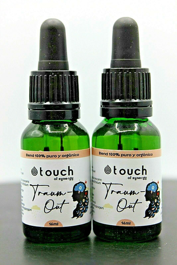 2 Pack! Touch of Synergy Traum Out Pure Essential Oils, 16ml each, Expires 10/26