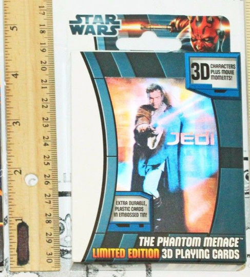 STAR WARS THE PHANTOM MENACE HEROES & VILLAINS TOY PLAYING CARDS NEW 2012