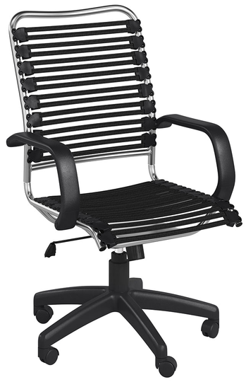 Euro Style Black Bungie Allison Office Chair