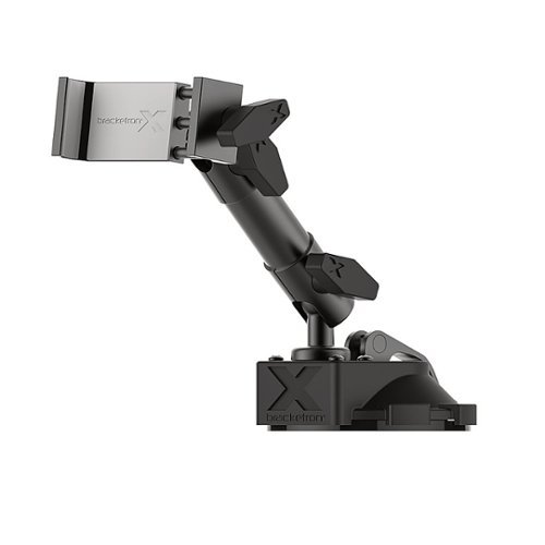 Bracketron - HD Phone Dock Pro Portable Window Mount - Black