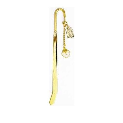 Mustard Seed Bookmark with Plaque Gold Metal Set of 2 [Office Product]