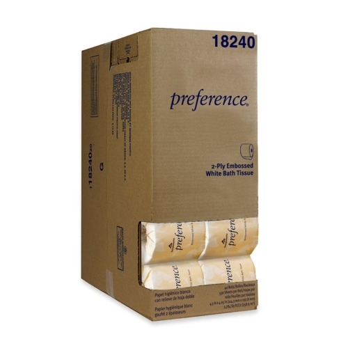 Preference Standard-Roll Embossed Toilet Paper by GP Pro