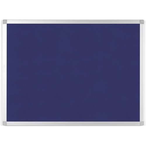 Bi-silque Ayda Fabric 36"W Bulletin Board