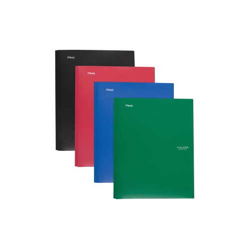 Mead Stay-put Tabs Pocket Folder