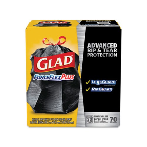 ForceFlexPlus Drawstring Large Trash Bags