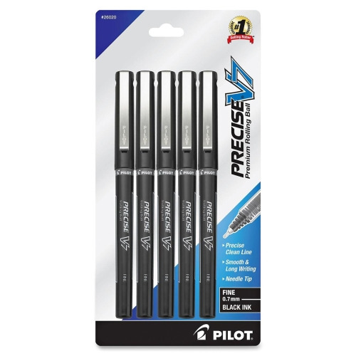 Pilot Precise V7 Fine Premium Capped Rolling Ball Pens