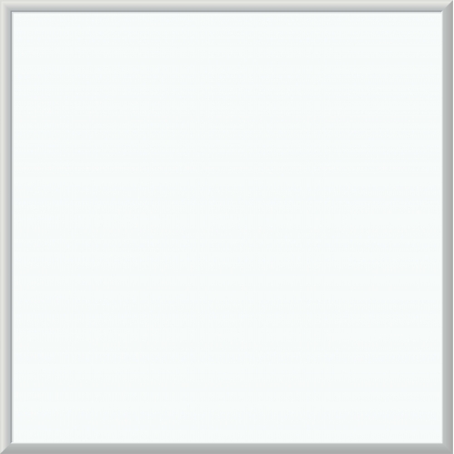 U Brands Dry Erase Board, 36 x 36 inches, Melamine Surface, Silver Aluminum Frame