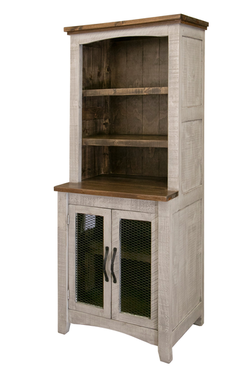 Pueblo Gray Bookcase