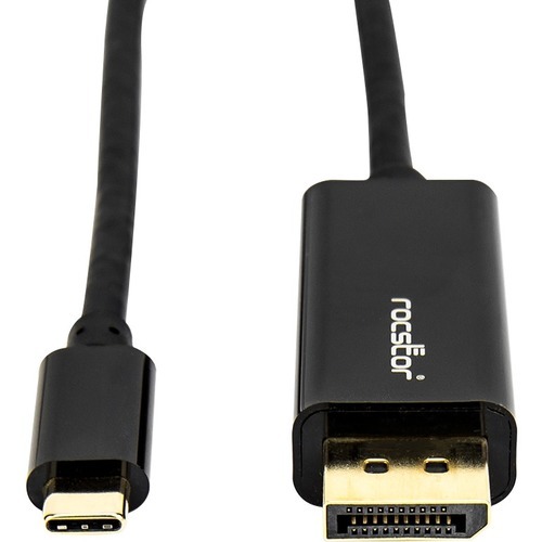 Rocstor Premium 6ft USB-C to DisplayPort Cable M/M- USB Type-C to Displayport Converter Cable - 6ft (1.8m) - Supports up to 4K 60Hz Mac or Windows Com