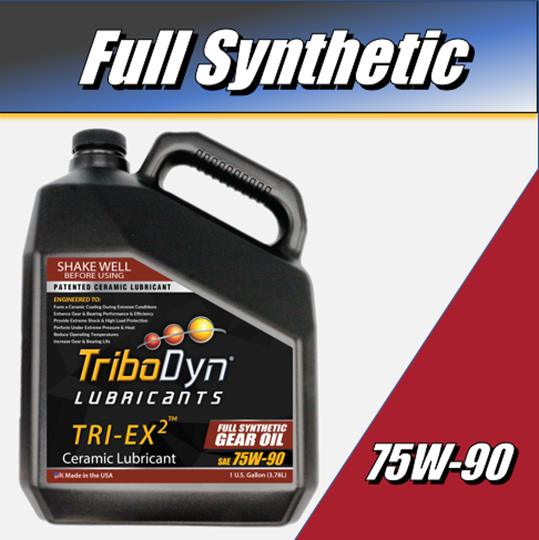 TriboDyn TRI-EX2 75W - 90 Full Synthetic with Ceramic Coating Gear Oil