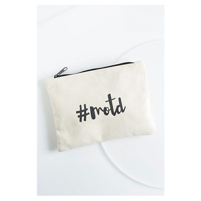 # Motd Cosmétique Toile Sac, Naturel
