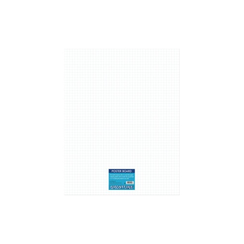 Pacon Ghostline Grid Poster Board
