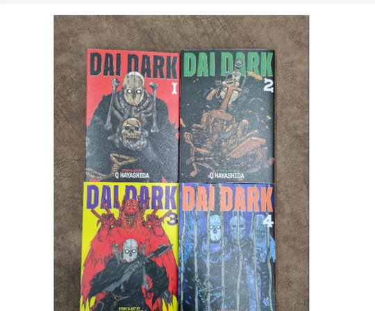 Dai Dark By Q Hayashida Manga Volume 1-4 English Version Comic DHL Express