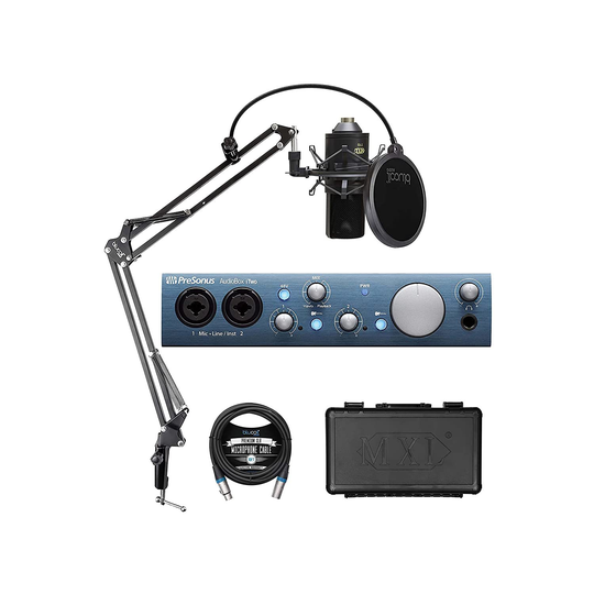 PreSonus AudioBox iTwo 2x2 USB/iOS Audio Interface for Windows, iOS Bundle with
