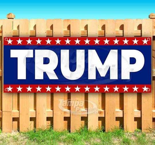 TRUMP Advertising Vinyl Banner Flag Sign Many Sizes Available USA MAGA