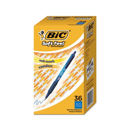 Soft Feel Retractable Ballpoint Pen Value Pack