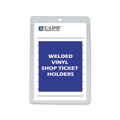 Clear Vinyl Shop Ticket Holders
