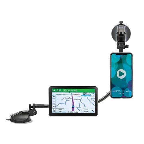 Bracketron - HD Gear Rack Pro Portable Dash + Window Multi-Accessory Mount - Black