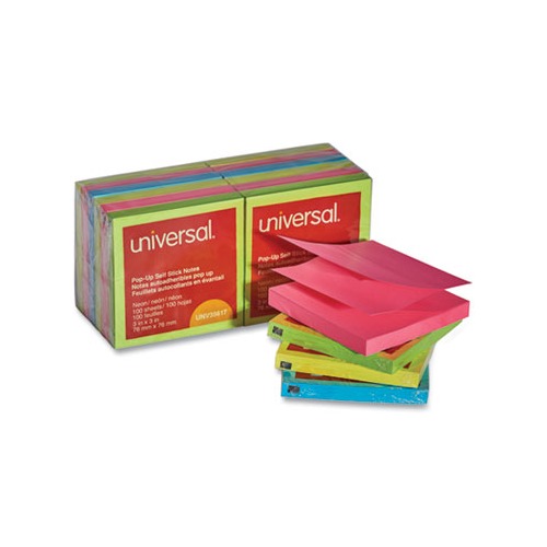Fan-Folded Self-Stick Pop-Up Notes