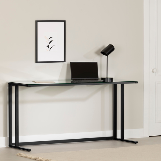 City Life Black Computer Desk