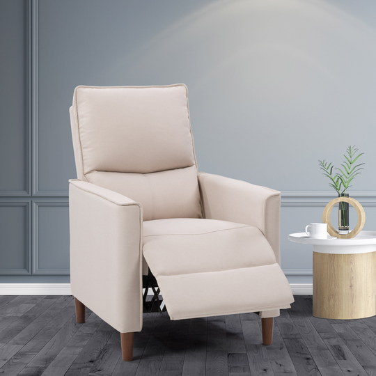 Alder Manual Recliner in Beige