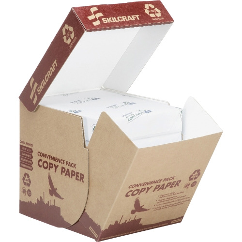 SKILCRAFT Laser, Inkjet Copy & Multipurpose Paper - 100% Recycled