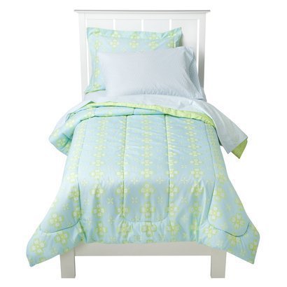 Circo Aqua Medallion Twin/Single Size 5 Piece Bedding Set
